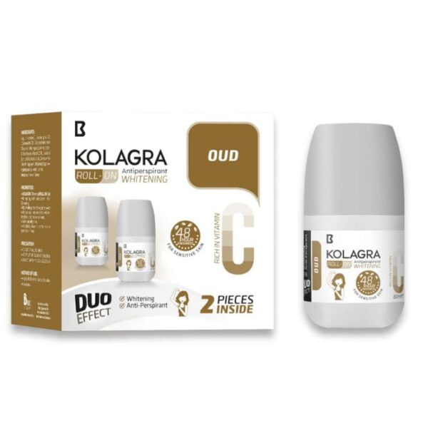 Kolagra whitening Roll on 2*1 promo pack 1+1 Oud