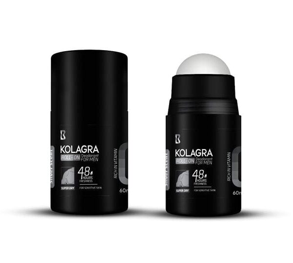Kolagra Super Dry 48H Men's Roll-On Deodorant Iconic Scent