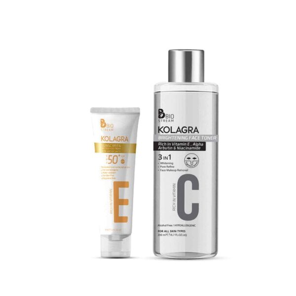 Offer kolagra Sunscreen Gel Cream + Toner