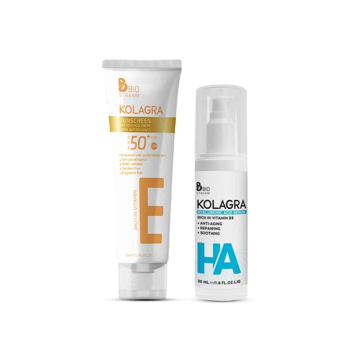 Offer Kolagra Hyaluronic Serum + Sun Screen 30+50ml