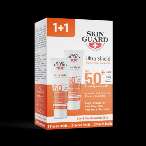 Sunscreen Ultra Shield Cream Gel Offer 1+1