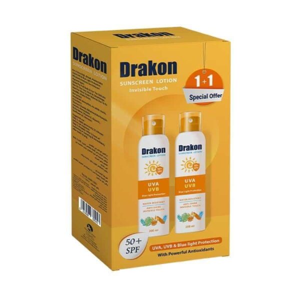 لوشن واقي من الشمس Drakon ® Promopack SPF 50+ (1 + 1 مجانًا)