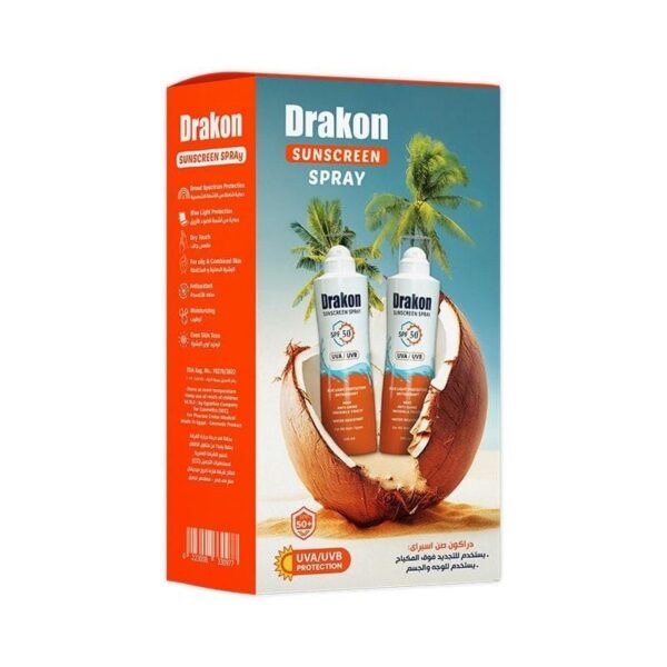 بخاخ واقي من الشمس Drakon® Promopack Invisible Touch SPF50+ X2