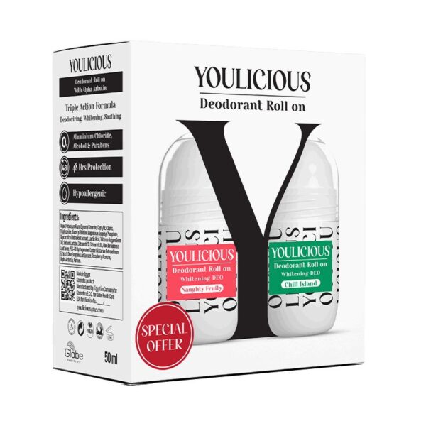 يوليشيوس رول اون برومو (برائحة الفواكه المنعشه+وجزيره الجليد)