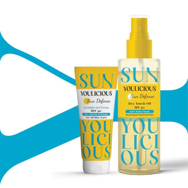 Youlicious Sun Defense Invisible gel cream +dry touch oil promo