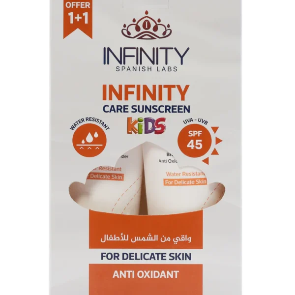 Infinity Care Sunscreen Kids SPF45 - Promopack