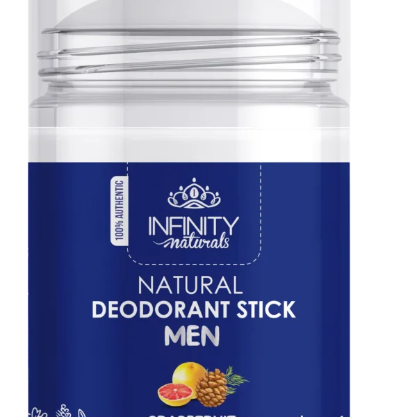 Infinity Natural Deodorant Stick Grapefruit & Cedarwood for Men
