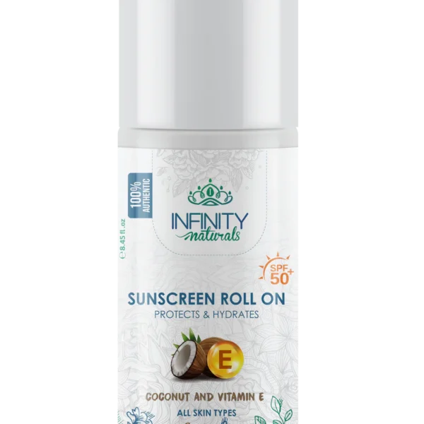 Infinity Naturals Sunscreen Roll on - SPF50+ all Skin Types