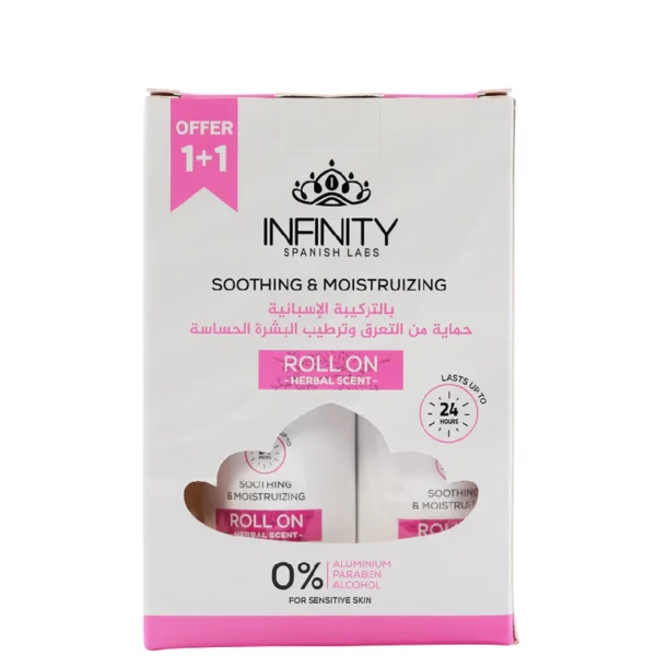 2 Items of Soothing & Moisturizing Roll On - Herbal scent Promo Pack