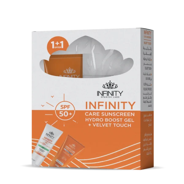 Infinity Care Invisible Velvet Touch SPF 50+ + Infinity Care Hydro Boost gel SPF 50+ ANTI-SHINE