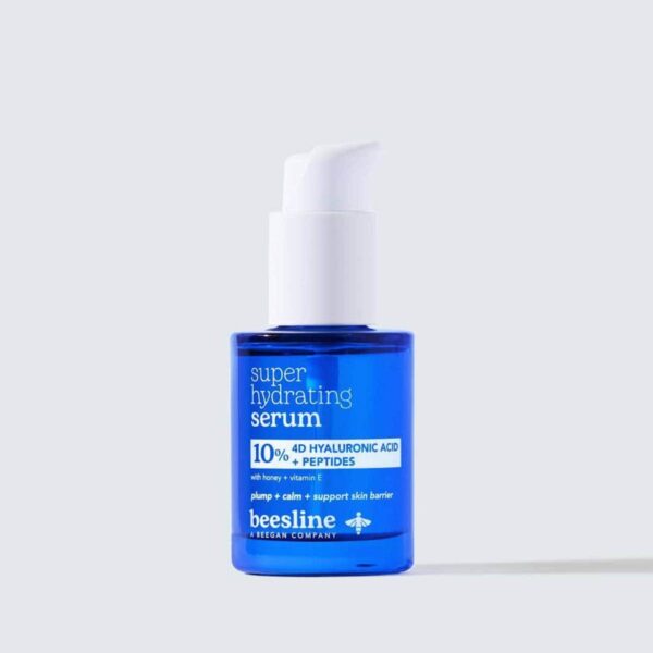 beesline Super Hydrating SerumAchieve your most hydrated skin yet. Our Super Hydrating Serum is powered by 10% 4D hyaluronic acid that is 4 molecular weights of hyaluronic acid for both surface and deep, sustained hydration. With anti-aging peptides, honey, and pro-vitamin B5 to support the skin barrier. Visible results from first use.