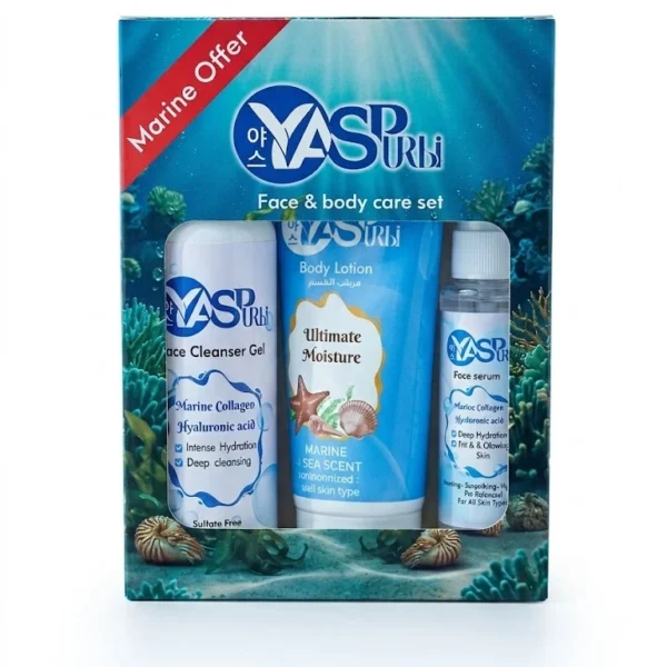 YASPUrbi Face Wash + Face Serum + Aqua Breeze Body Lotion